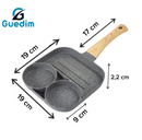 Frigideira master gril [3 em 1 antiaderente]